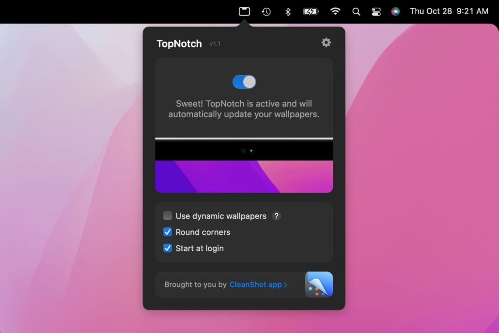 How to hide (or highlight) the notch on the new MacBook Pro Dans