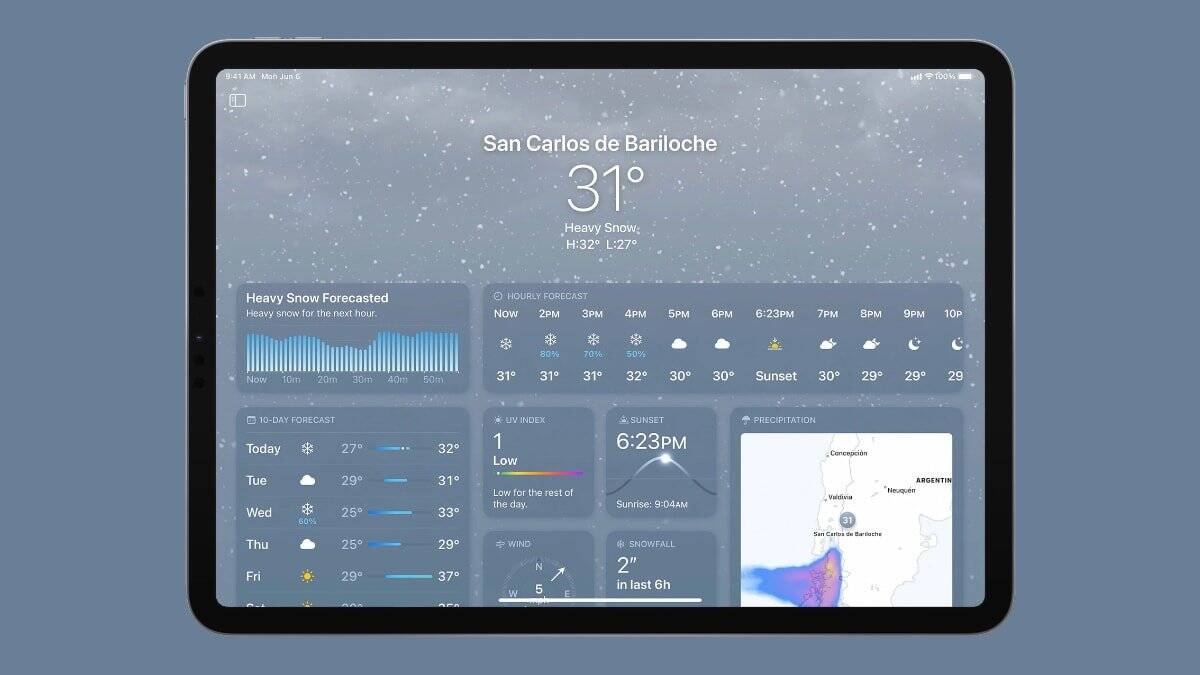 iPad finally has a Weather app, but there are better options Dans