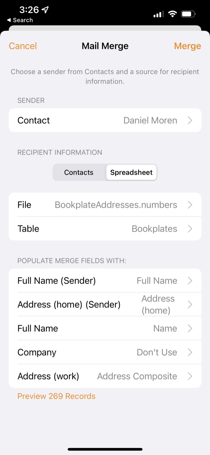 Mail Merge returns to Pages after nine years Dans Tutorials