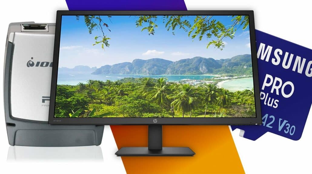 Daily deals July 9 200 HP 28inch 4K monitor, Samsung Pro Plus 128GB