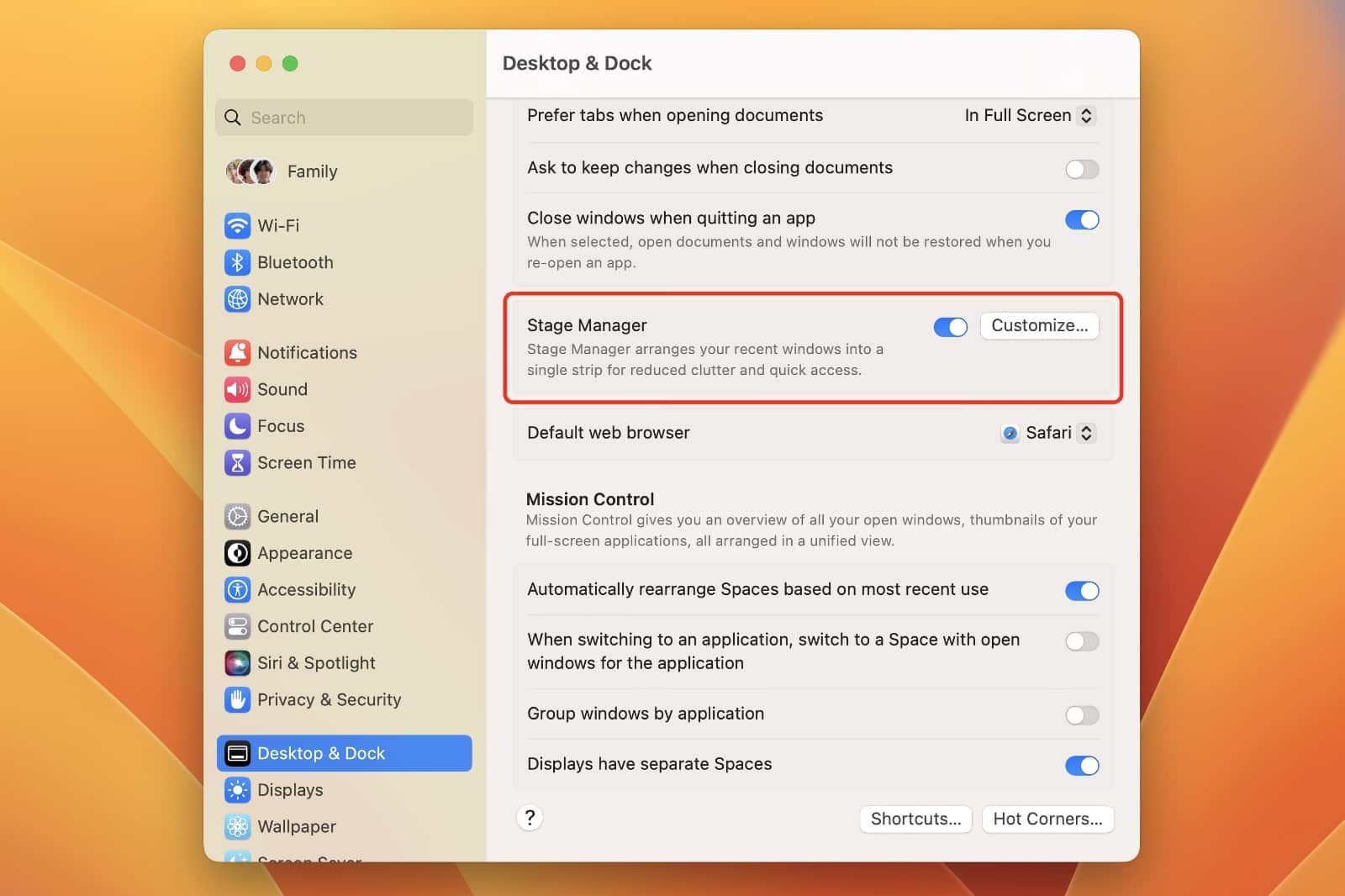 How to use Stage Manager in macOS Ventura Dans Tutorials