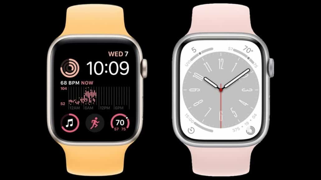 Compared Apple Watch Series 8 versus new Apple Watch SE Dans Tutorials