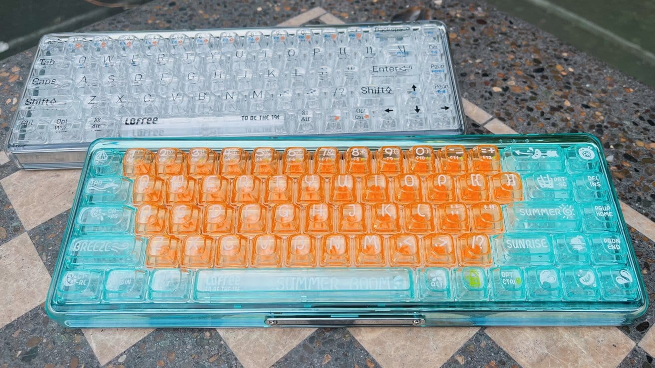 Lofree 1 Transparent Keyboard review Solid mechanical with unique
