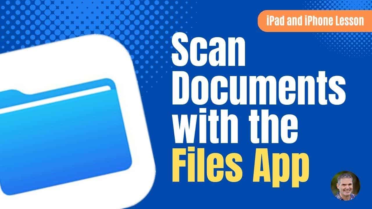 Scan Documents with the Files app and Lock it as a PDF Dans Tutorials
